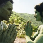 O Hulk και η She Hulk σε τρυφερό τετ α τετ στη φύση γιατί το πράσινο σεξ είναι η νέα τάση